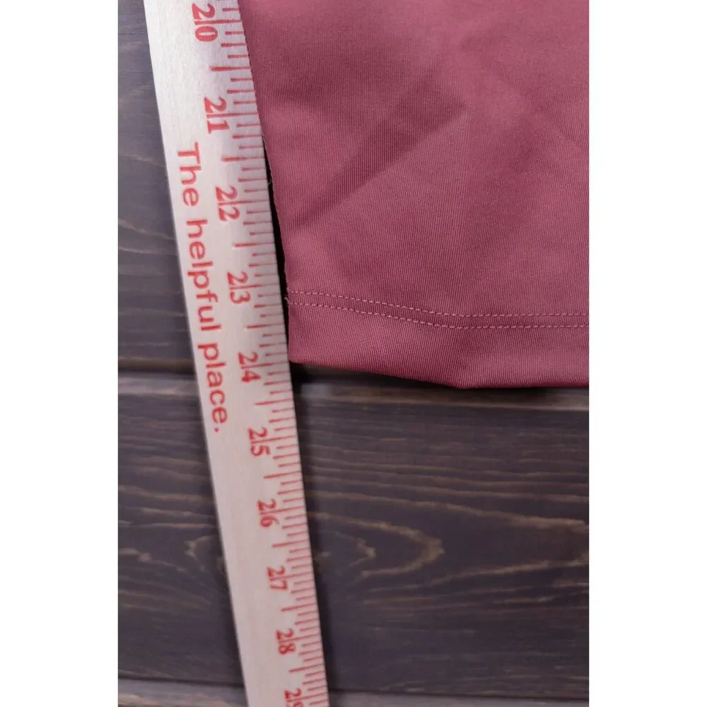 Nike One Dri-FIT Women's Leggings Pink Size L Mid Rise 7/8 Tight Fit NWT